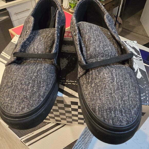 Vans Skate Chukka Low Sidestripe Denim Charcoal VN000D3TCC8 Mens Size 13 NEW - Picture 4 of 9